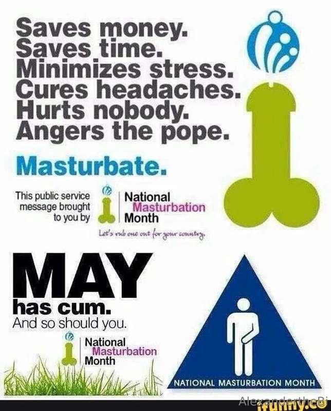 Happy May Masturbation Month 🍆💦