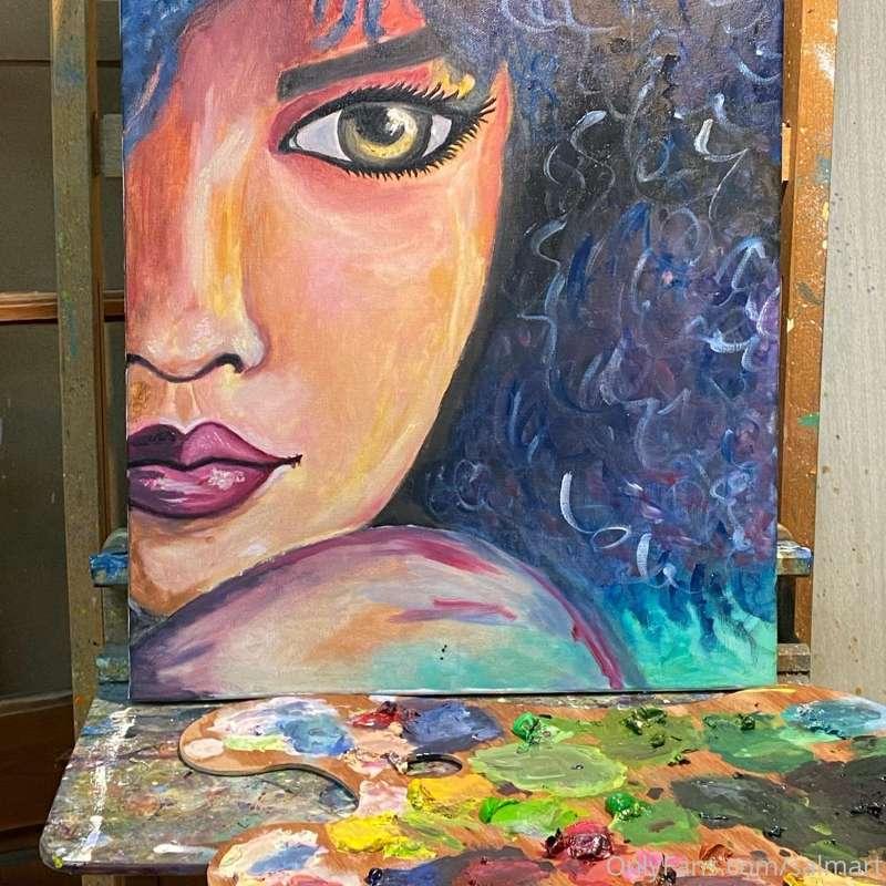 Woman portrait
.
Óleo sobre lienzo 61 x 50