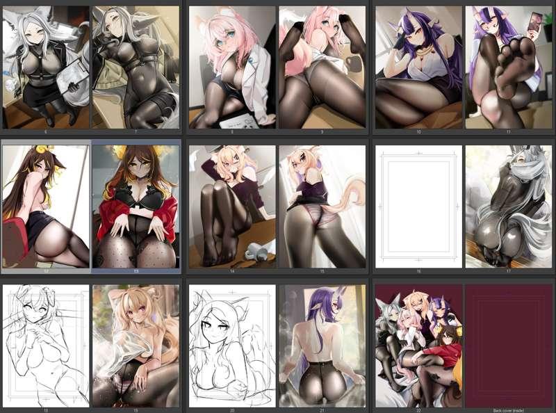 Bottom tights book 2 progress!