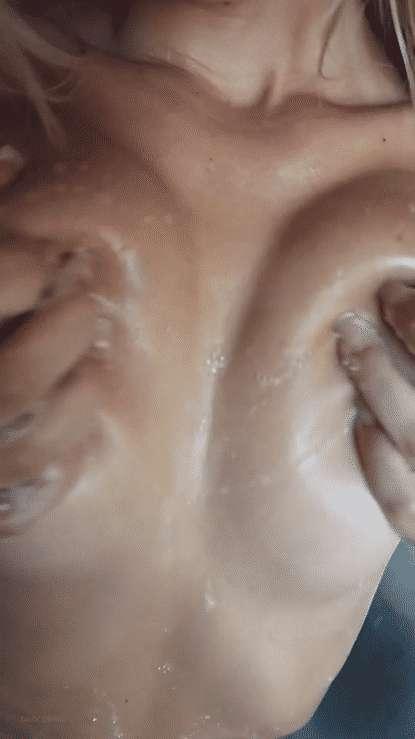 A goldmine of 🔥🔥 soapy, wet, explicit POV shower GIFs with Kay Lovely… 