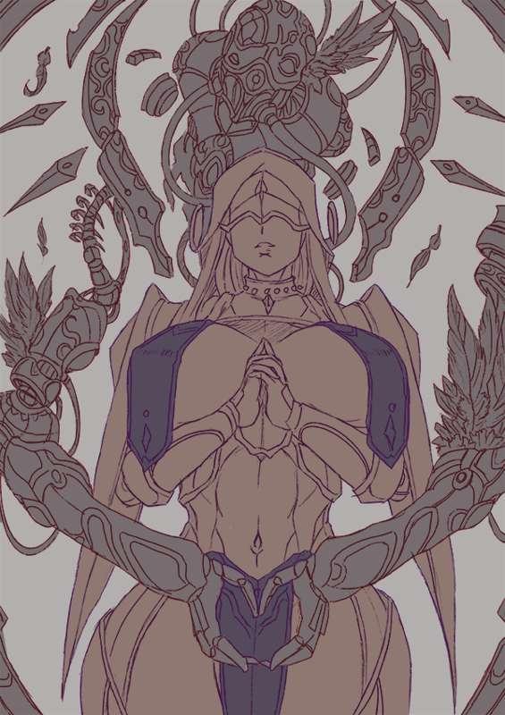 BBDs sci-fi : Divine Encryptor  [ SKETCH/SFW]