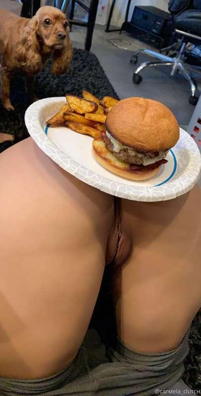 will you eat a burger of my ass? 🔥