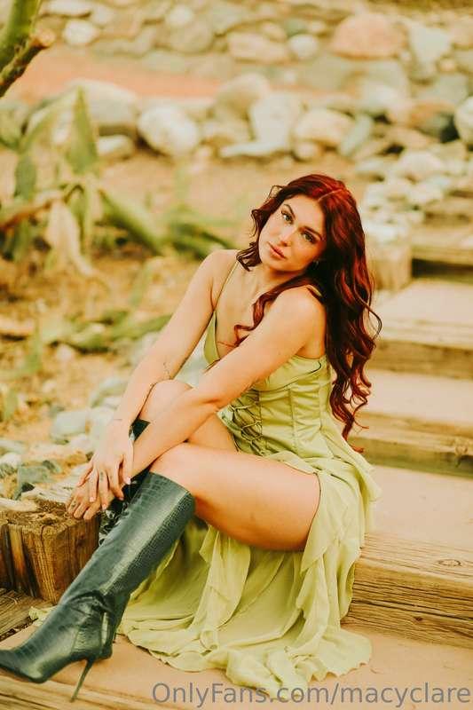 With my red hair and green eyes, I'm always ready for Christ..