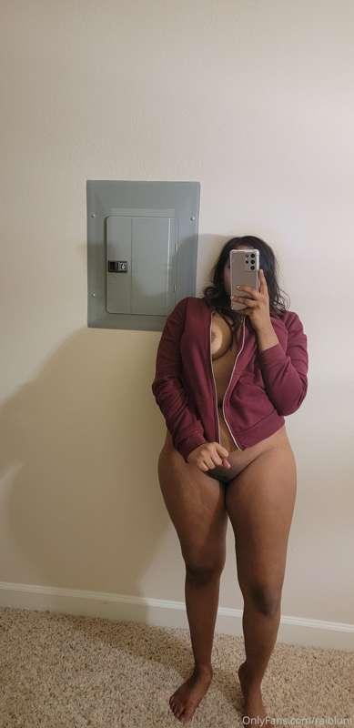 Just a sweater on...