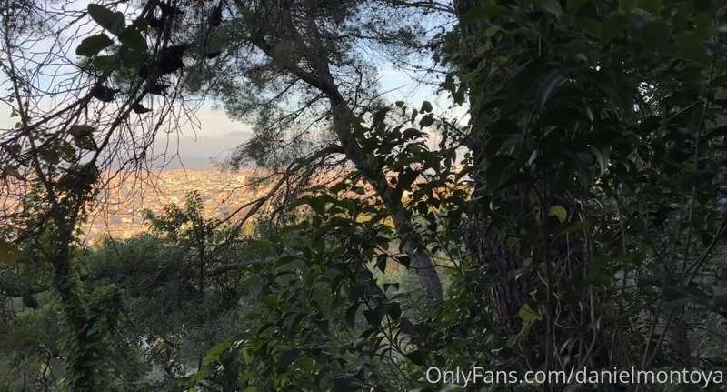 cruising in Barcelona.  I climbed the Montjuic hill located ..