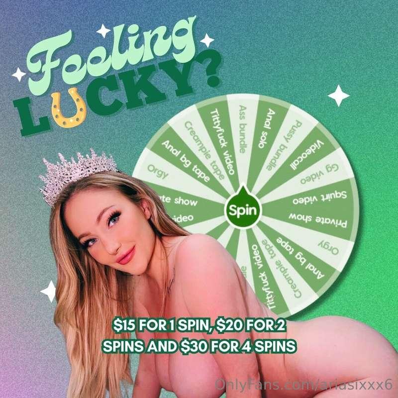 🍀 SPIN THE WHEEL 🍀I just selected my most popular content an..