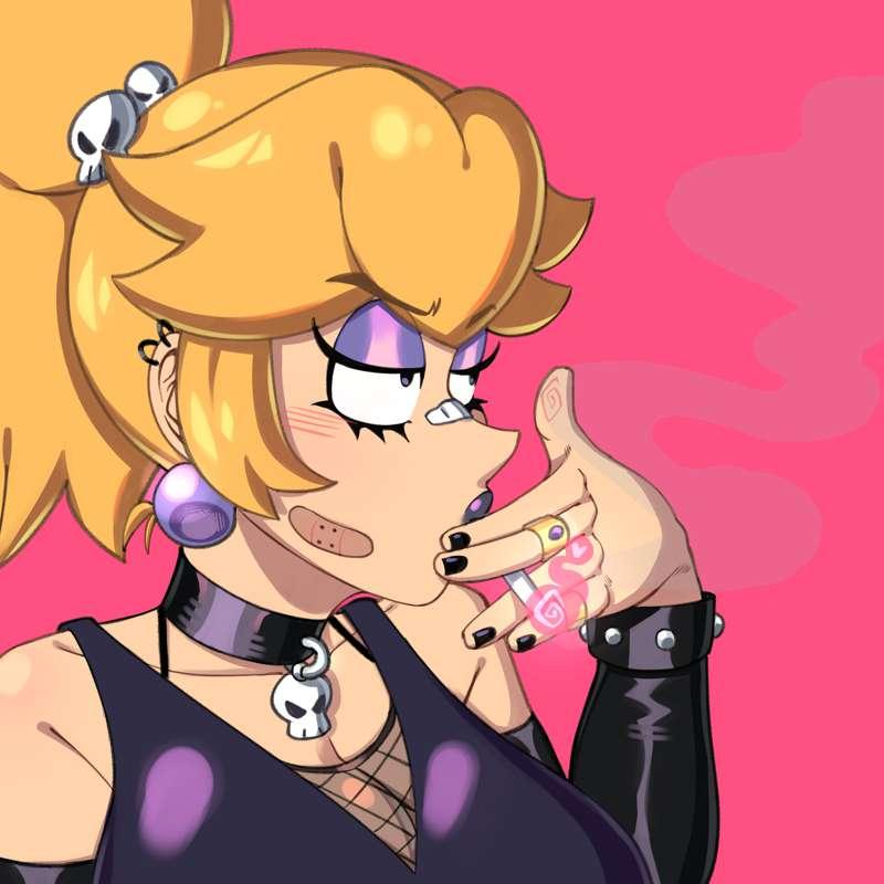 Goth Peach!
