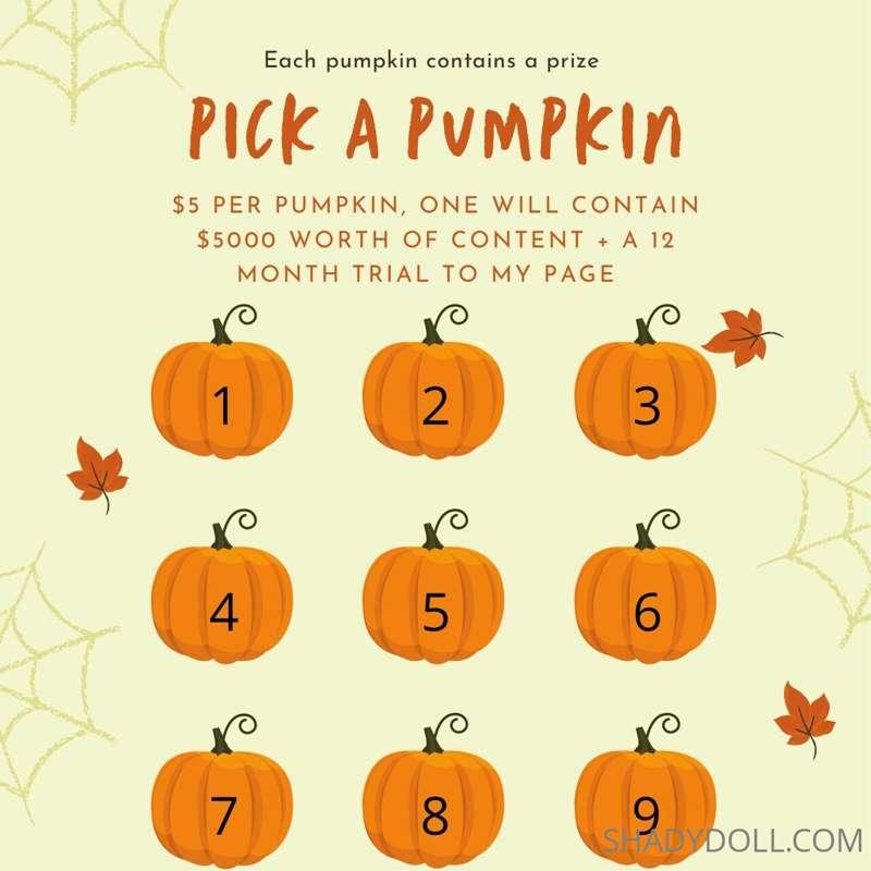 ___PICK A PUMPKIN___ 🎃❣️ 

Tip and put your # in the descrip..
