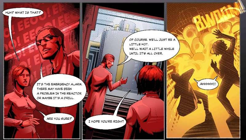 ZEROCAIM Comic panels 4-5-6