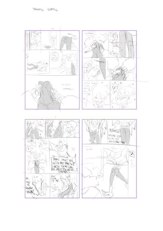 Pants comic thumbnails