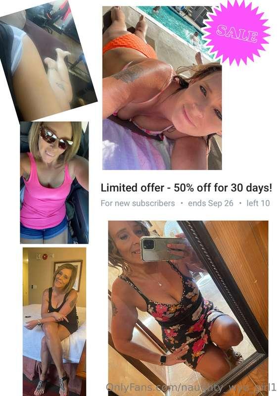 First 10 subscribers get 50% off!!!💋

https://onlyfans.com/n..