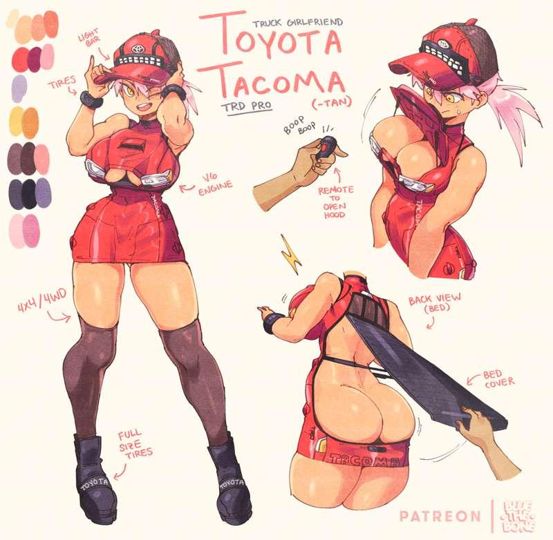 [CONCEPT ART] Truck GF (Toyota Tacoma-tan) [OC] // 2 PARTS