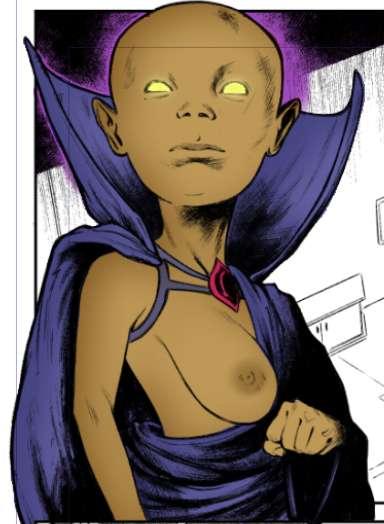Getting Really excited, coloring this comic in. 
