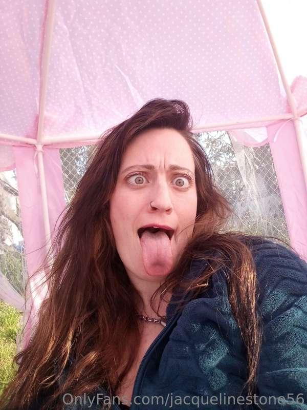 Sunny day in a play tent