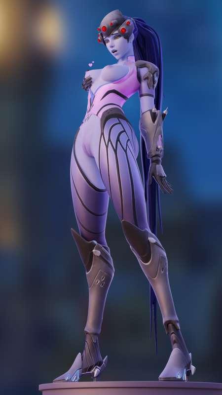 Widowmaker Pleasures Herself