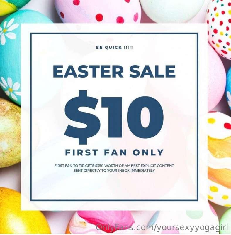 𝗢𝗡𝗘 𝗟𝗨𝗖𝗞𝗬 𝗙𝗔𝗡
First fan to tip $10 gets $190 worth xxx 🐣