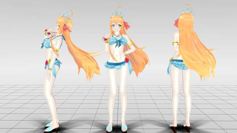 MMD Pecorine Bikini DL