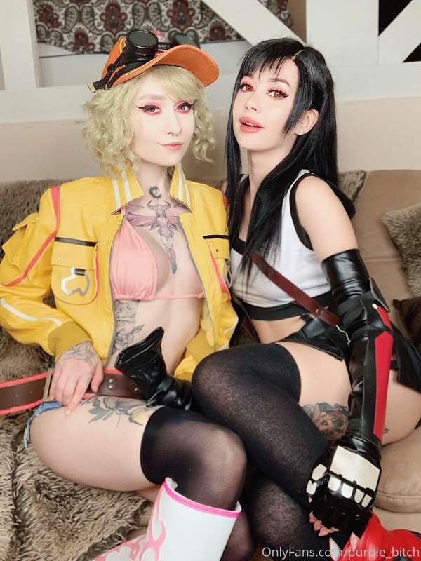 Tifa Lockhart and Cindy Aurum by @zirael_sg ❤️