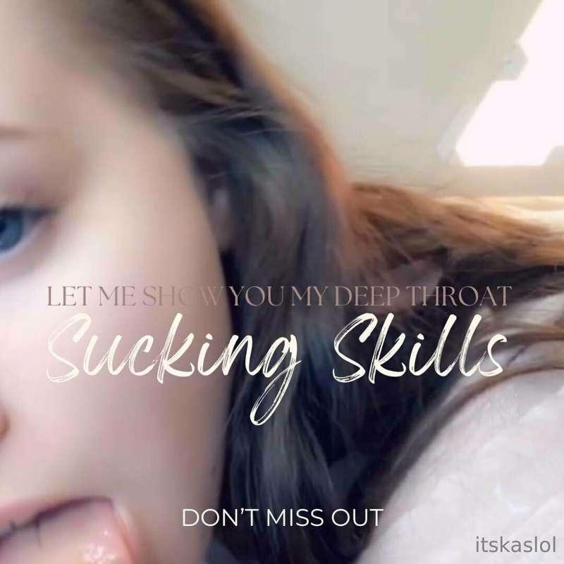 I want to show you my deepthroat cock sucking skills! Unlock..