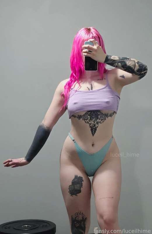 After workout pix 💪

#cute #alt #tattoos #curvygirl #nipples

