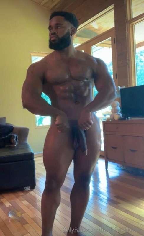 Naked posing 