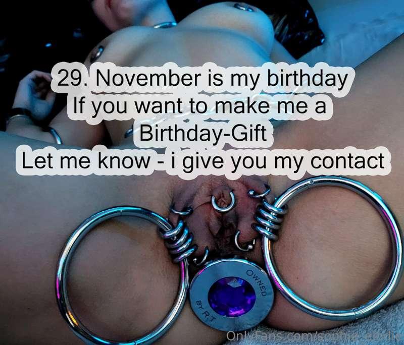 Maybe there are some fans who want to make me a birthday gif..