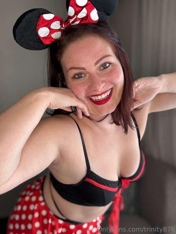 Ever wondered what Minnie Mouse had on under her skirt? Toda..