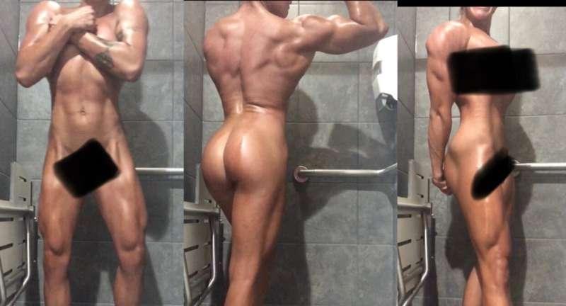 5 min fully nude lean, pumped up full body flexing 💪🏽 

Head..