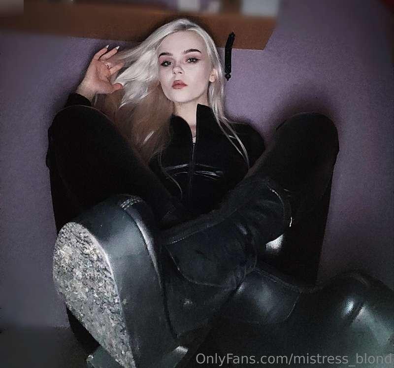 Call me Mistress, get on your knees, beg me. And then perhap..