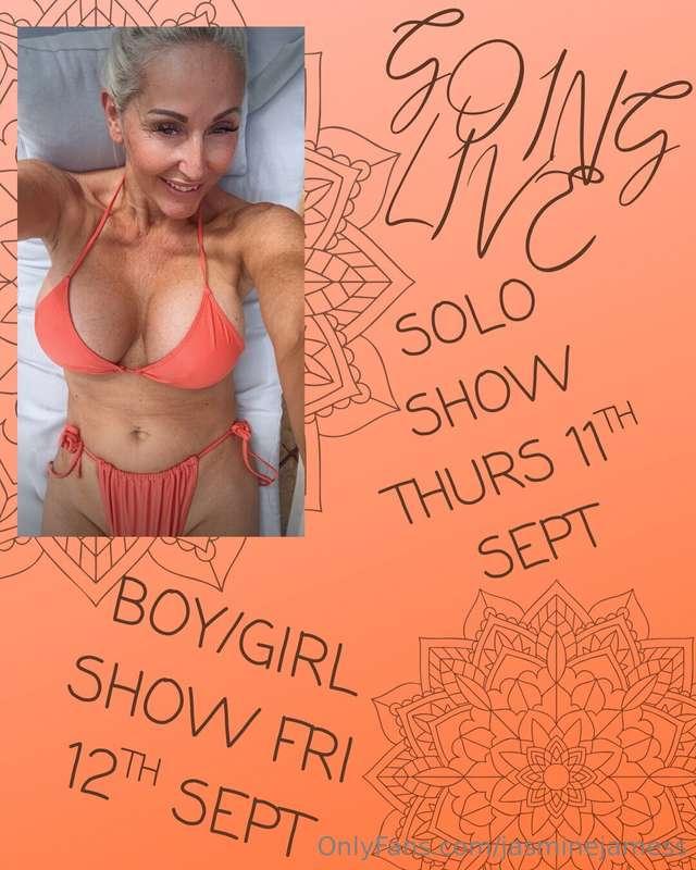 GET OVER TO @janburtonfree PAGE!! SHE HAS TWO LIVE SHOWS THI..