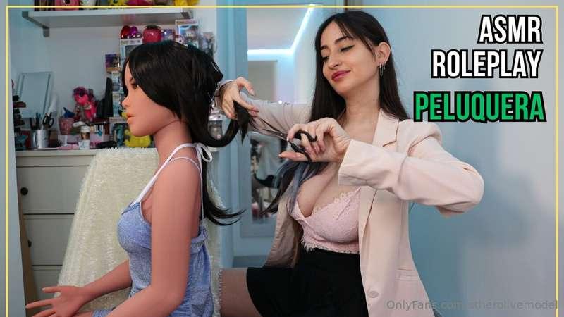ASMR [RP] PELUQUERÍA ✂️ Cepillado, Corte, Peinado... | [NO T..