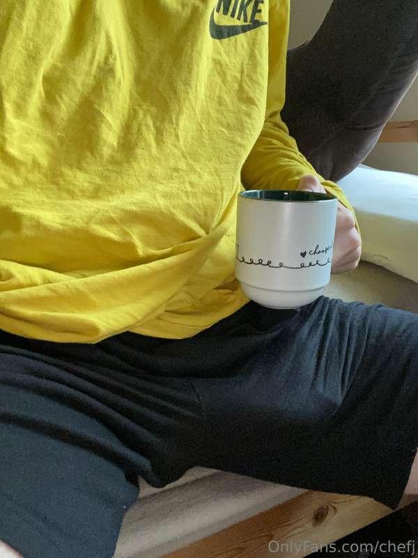 How my early morning coffees usually go ☕️🍆