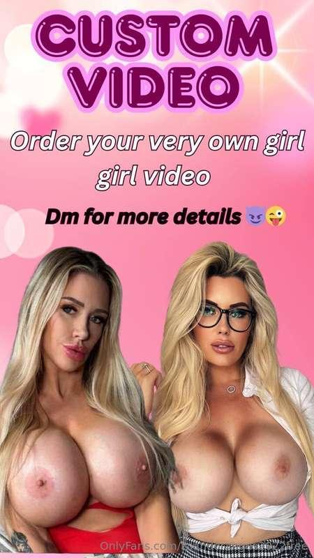 🔥 Customs Now Open: Double Blonde Bombshells 🔥 👯‍♀️ Two towe..