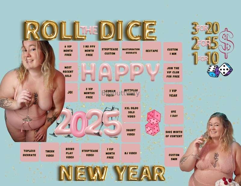 🥂ROLL THE DICE FOR NEW YEAR 2025🥂Let's start the year with l..