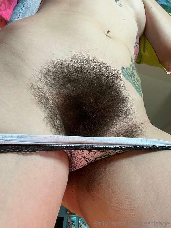 I’ve never found a pair of panties that contain this bush!