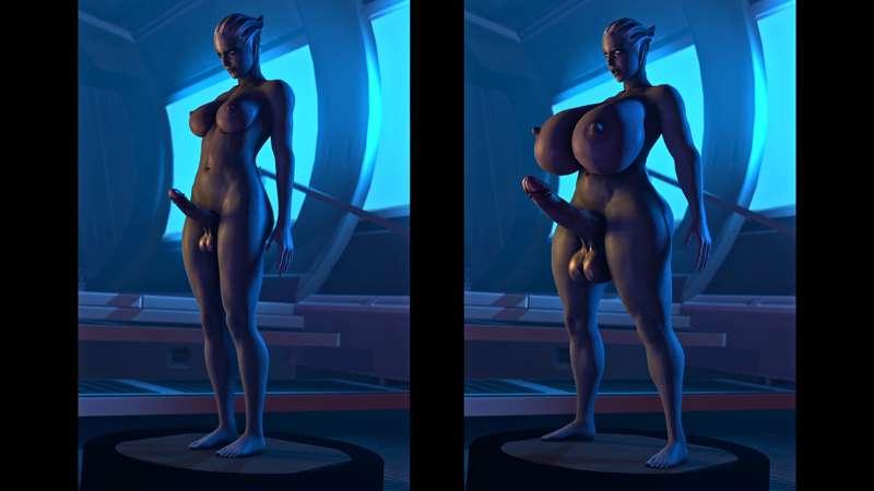 Liara's body comparison