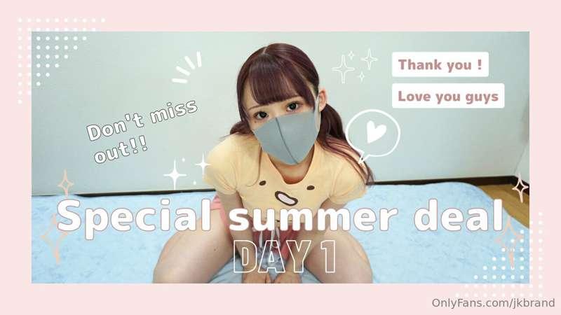 Yume's special summer deal has just begun🍒
It's only for 3 d..