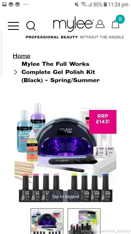 At home pedi kit back in stock and on sale £99 
Contribution..