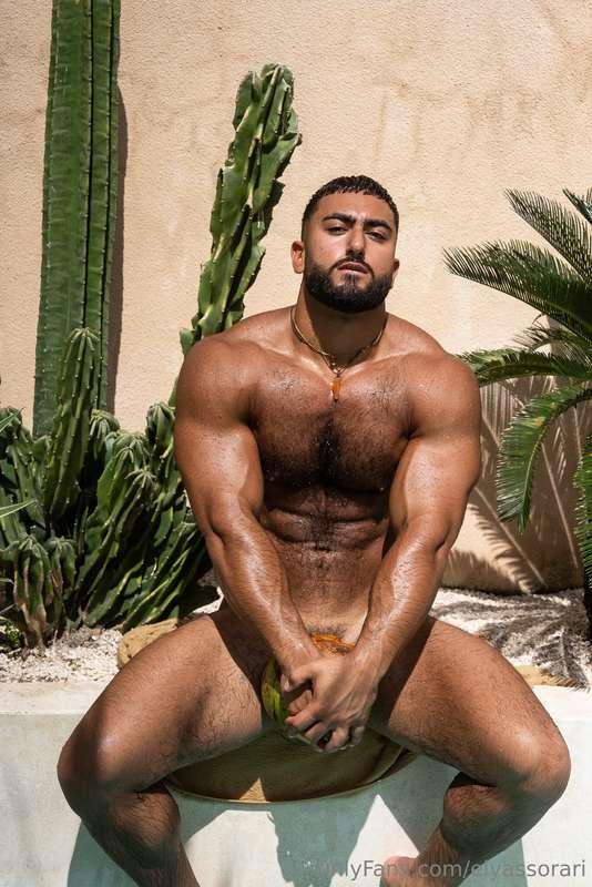 Let me get rid of this coconut and serve you some cock and n..