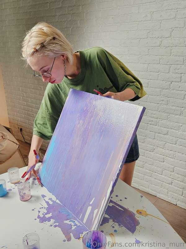 Every time I paint, it feels like I’m capturing a moment tha..