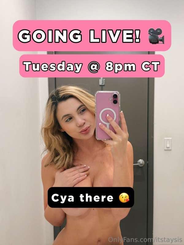 Who's ready for another stream? 😊 Tune in tomorrow night at ..