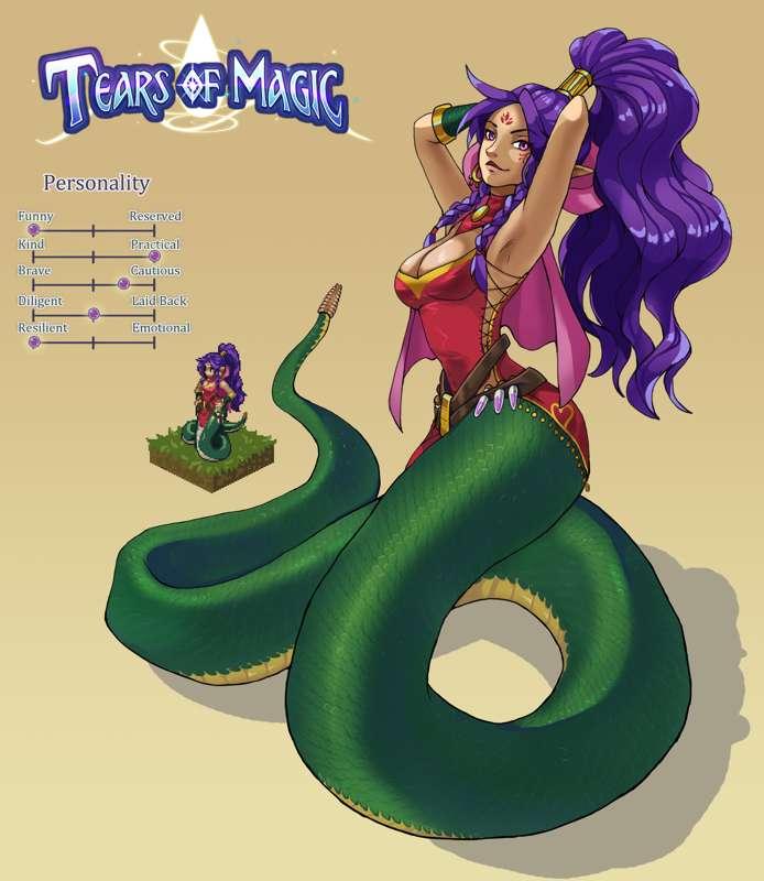 Tears of Magic - Violet, the Fiery Merchant