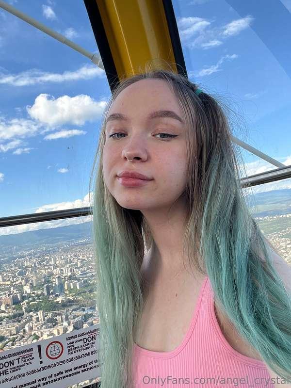 Have you ever been on a Ferris wheel? 🎡 I was terribly scare..