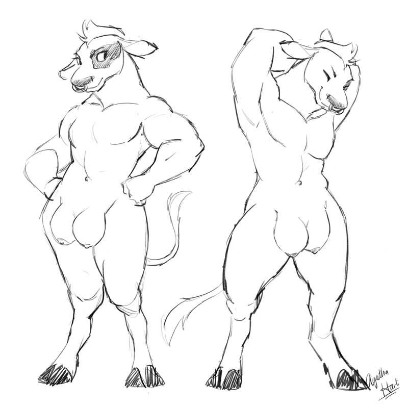 Female Minotaur Anatomy