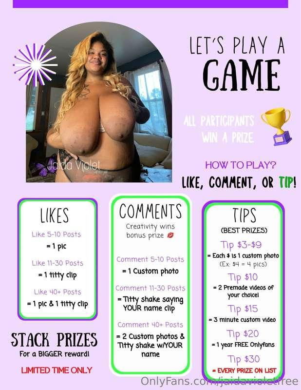 ***🎮LETS PLAY A GAME🎮*** *(ends 11/25)*
**• Everyone that pa..