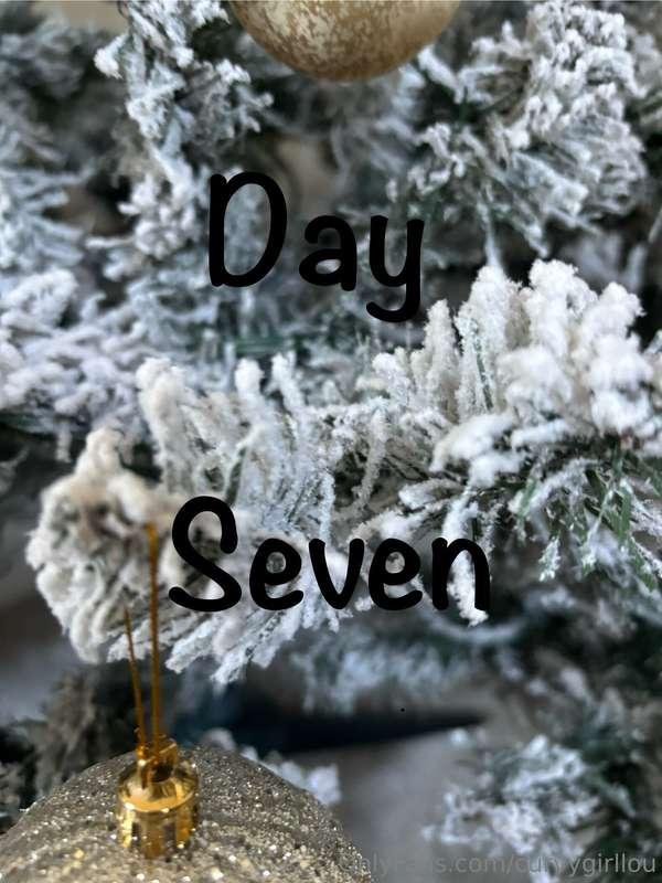 On the seventh day of Christmas I give you …