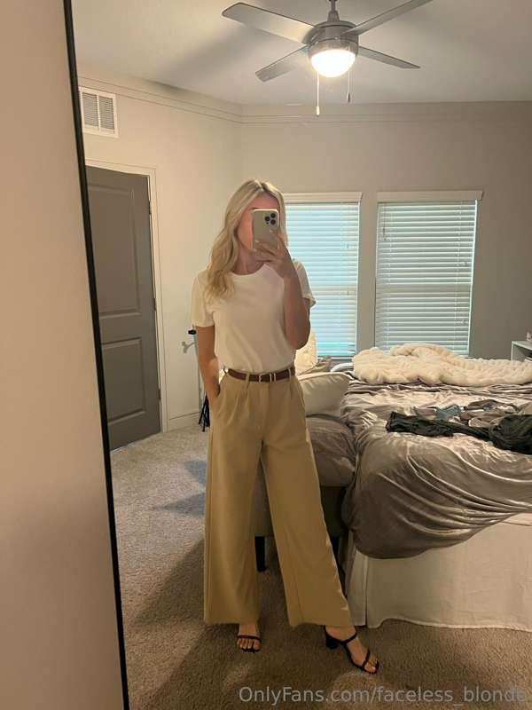 Is there anything under my work outfit? 🤔🤭