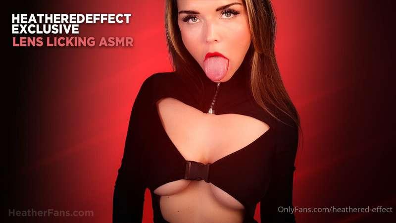 Let me lick you all over 👅 This ASMR lens licking is full of..