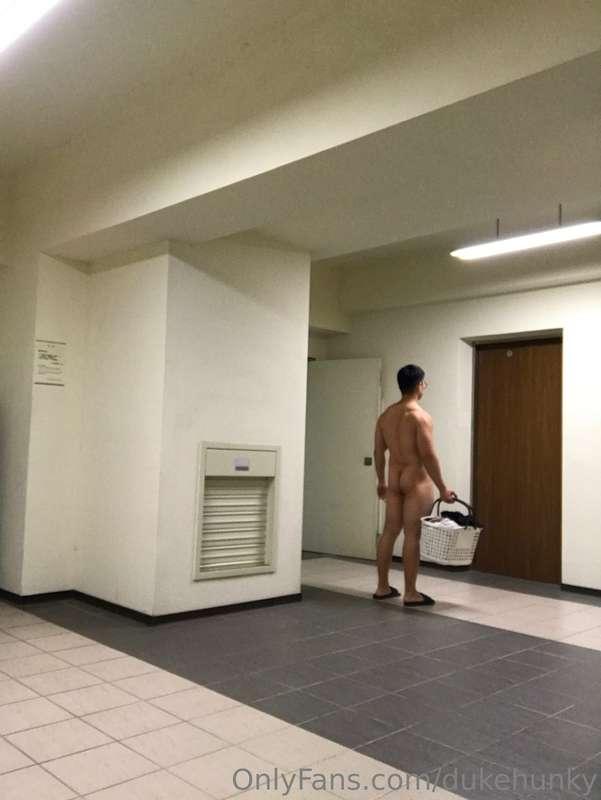 Waiting for the elevator at midnight