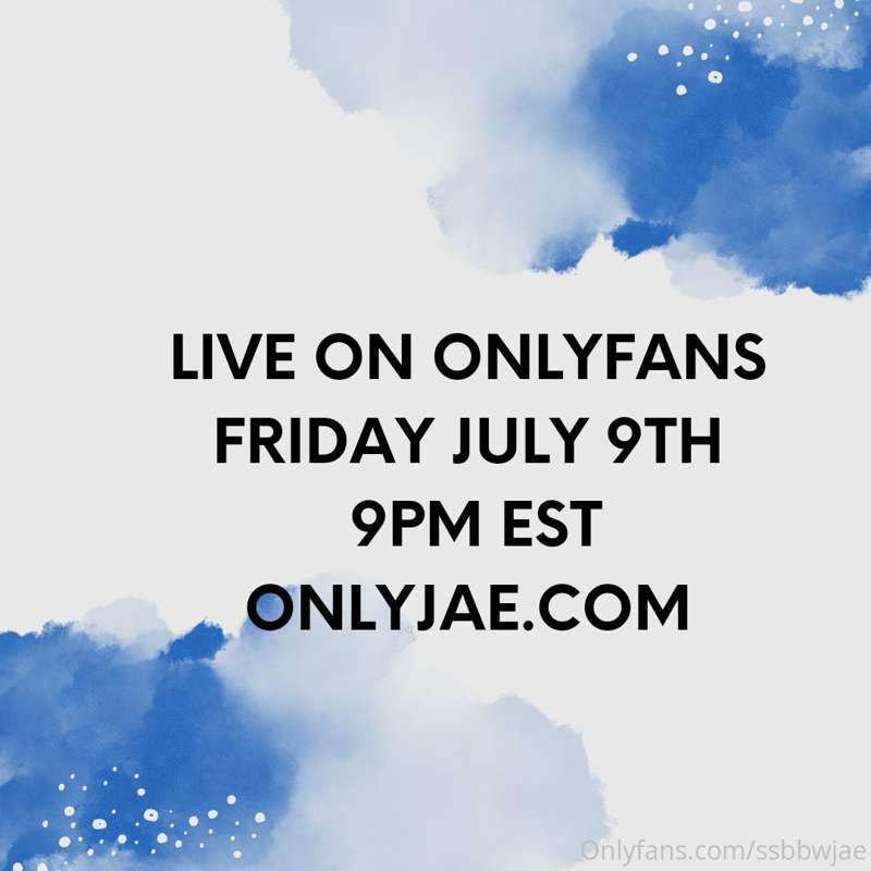 Get your tips ready! 
I'll be going live tomorrow night at 9..